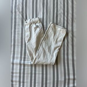 ivory straight leg jeans